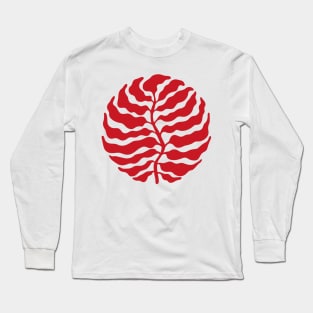 Wild Ferns: Wine Edition Art Print | Mid-Century Edition Long Sleeve T-Shirt